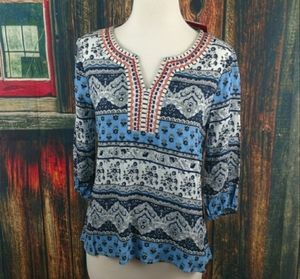 New Women's Panhandle Slim Peasant Top Sz. M